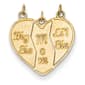 Gold Classics&#40;tm&#41; 14kt. Big Sis/Mom/Lil Sister Charm - image 1