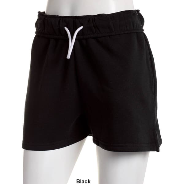 Juniors Derek Heart Fleece High Rise Fold Over Waist Soft Shorts