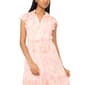 Womens MSK Ruffle Sleeve Tie Neck Floral Tier Maxi Dress - image 4