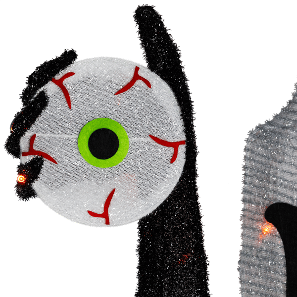 Northlight Black & Grey Lighted Tombstone Halloween Decoration