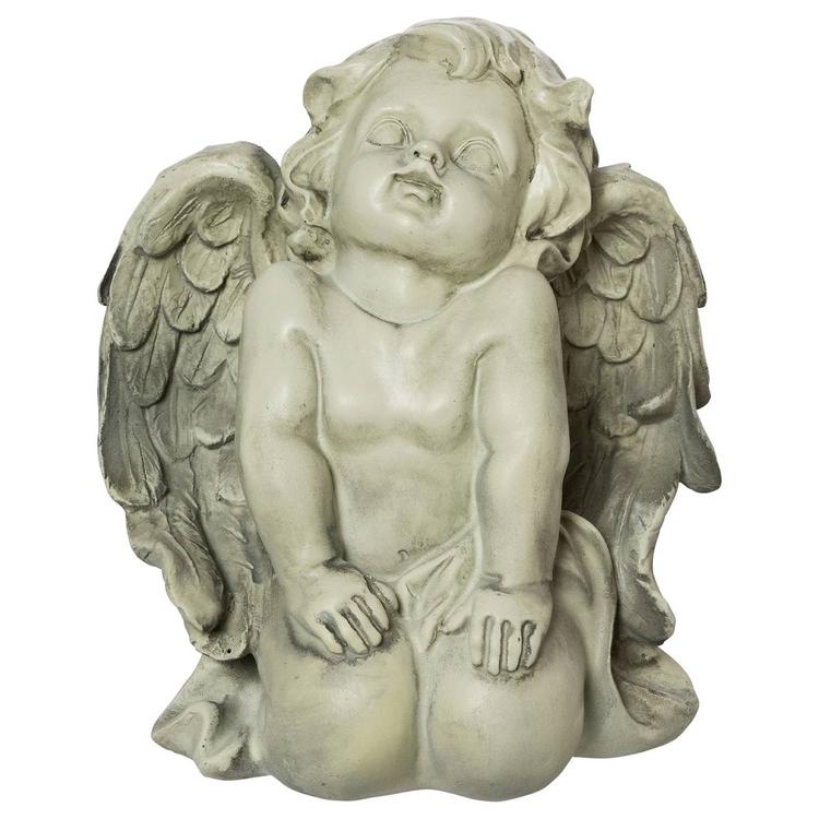 Northlight Seasonal Heavenly Gardens Kneeling Angel Garden Statue