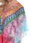Plus Size White Mark Purple Print Maternity Poncho - image 5