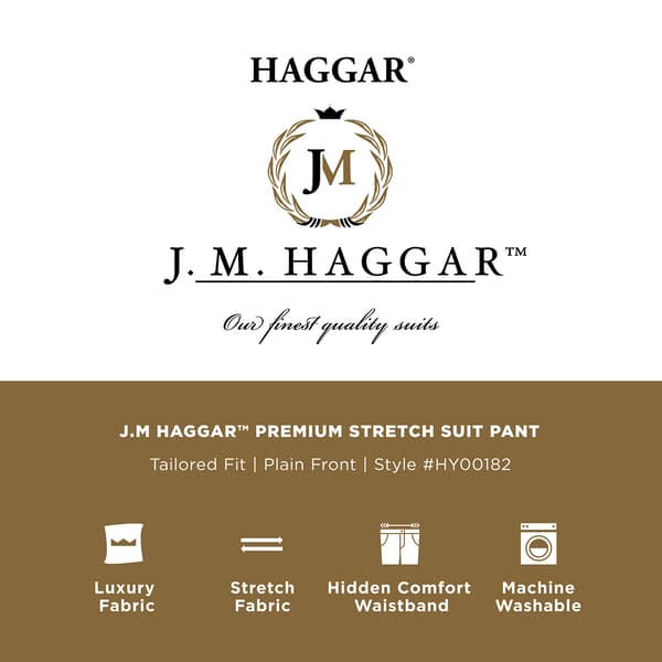 Mens J.M. Haggar&#174; Premium Stretch Solid Suit Separate Pants