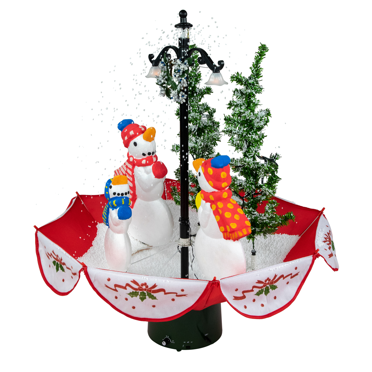 Northlight LED Musical Snowmen in Umbrella Base Christmas Décor