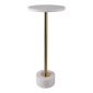 Sagebrook Home Modern Round Marble Top Accent Table - image 4