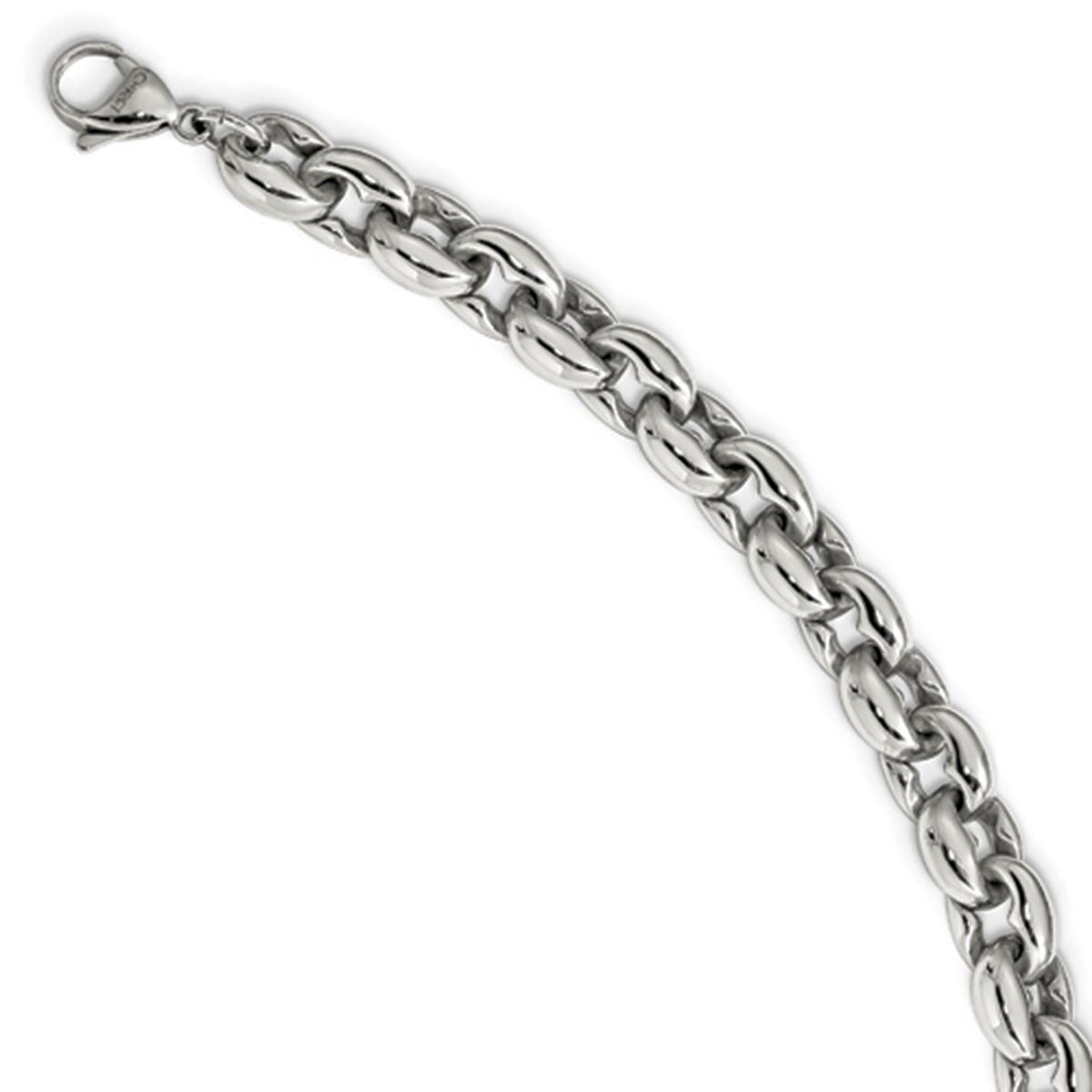 Mens Gentlemen’s Classics™ Polished Ovals Chain Necklace