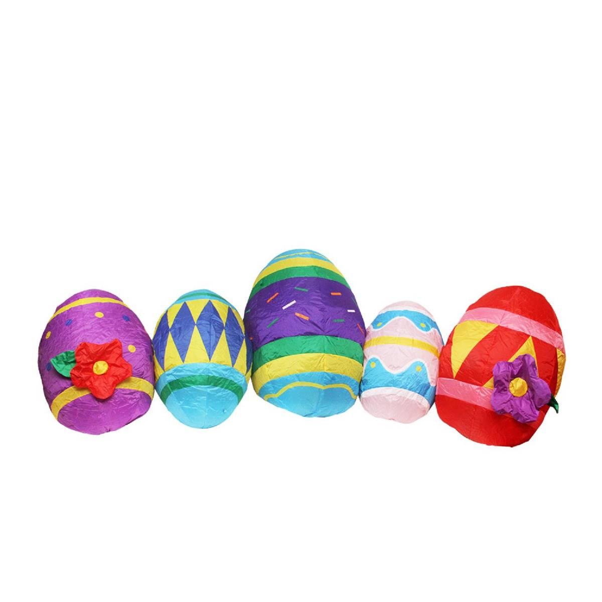 Northlight Seasonal 10ft. Inflatable Lighted Easter Eggs...