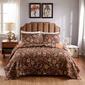 Greenland Home Fashions&#8482; Audrey Tropical Chocolate Quilt Set - image 2