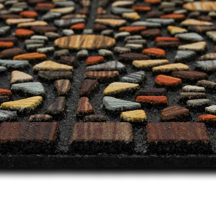 Mohawk Home Entranced Geometric Mosaic Rectangle Doormat