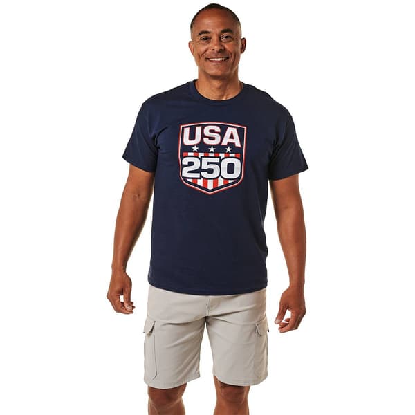Mens Home of the Brave USA Super 250 Graphic Tee - image 