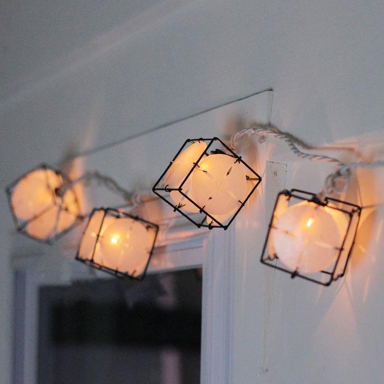 Sienna 10ct. Pearlized Lantern Party Patio Christmas Lights
