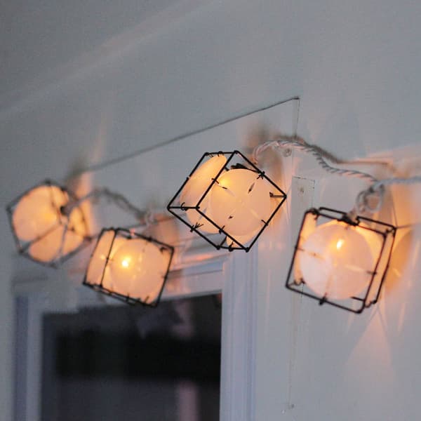 Sienna 10ct. Pearlized Lantern Party Patio Christmas Lights