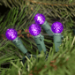 Northlight 16ft. LED Purple G12 Berry Mini Christmas Lights - image 2