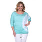 Plus Size White Mark Tie Dye Tunic - image 8