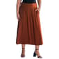 Plus Size 24/7 Comfort Apparel Foldover Waist A-Line Maxi Skirt - image 1