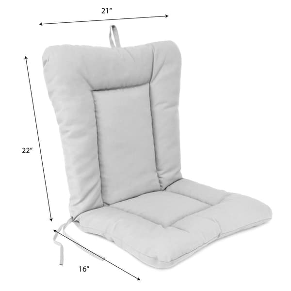Jordan Manufacturing Harlow Solid High Back Chair Cushion