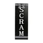 National Tree 30in. Halloween Scram Metal Porch Sign - image 1