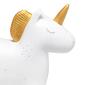 Simple Designs Porcelain Unicorn Shaped Table Lamp - image 5