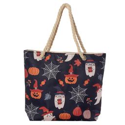 Renshun Ghost Webs Pumpkins Tote