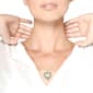 Haus of Brilliance Sterling Silver Diamond Open Heart Pendant - image 4