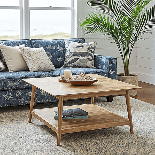 Fairway Avenue Home™ Solid Acacia Square Coffee Table