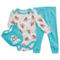 Baby Boy (NB-9M) baby views(R) 3pc. Woolly Cute Bodysuit Set - image 1