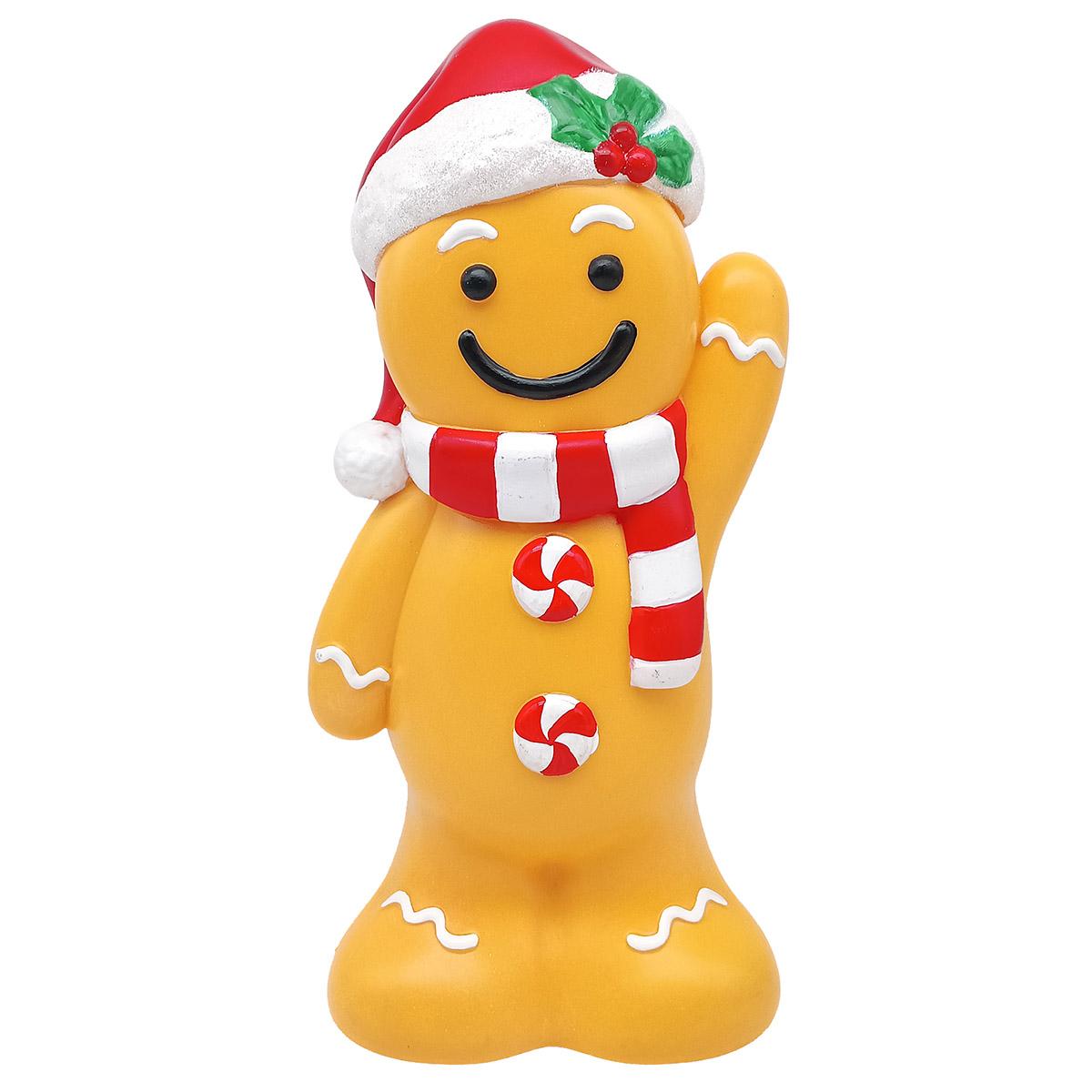 Battery-Operated 11in. Cheery Gingerbread Blow Mold