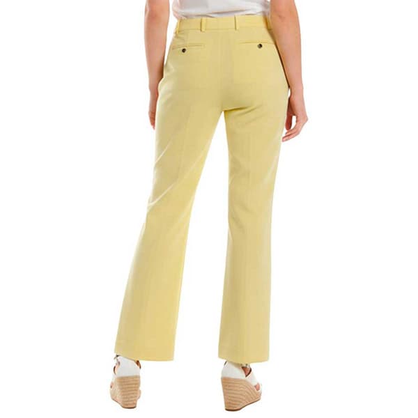 Petite Calvin Klein Modern Straight Leg Button Tab Dress Pants