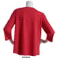 Womens Hannah & Gracie 3/4 Sleeve Marilyn Neck Bow Stripe Top - image 2