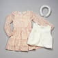 Girls (4-6x) BTween(R) Leopard Knit Dress w/ Faux Fur Vest - image 1