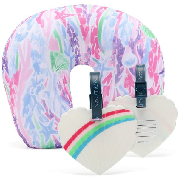 Nautica Adventure 5pc. Kids Pastel Shell Luggage Set