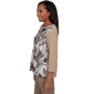Petite Alfred Dunner Regent Street Abstract Floral Blouse - image 4