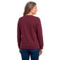 Petite Hasting & Smith Falling Leaves Fleece Sweatshirt - image 2