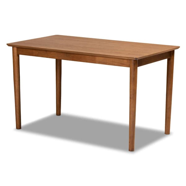 Baxton Studio Theresa Walnut Brown Wood 5pc. Dining Set
