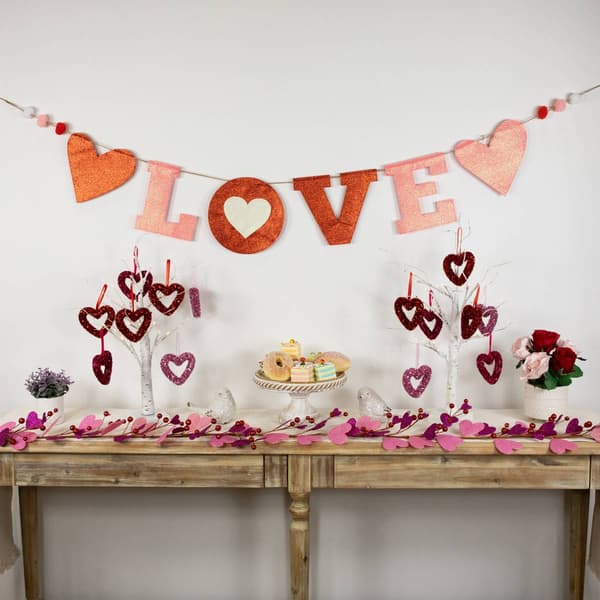 Northlight Seasonal Glittered Valentine''s Day Love Wall Banner