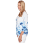 Womens Alfred Dunner Mykonos Watercolor Floral Blouse - image 4