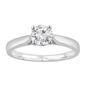 Nova Star&#40;R&#41; Sterling Silver Lab Grown Diamond Solitaire Ring - image 1