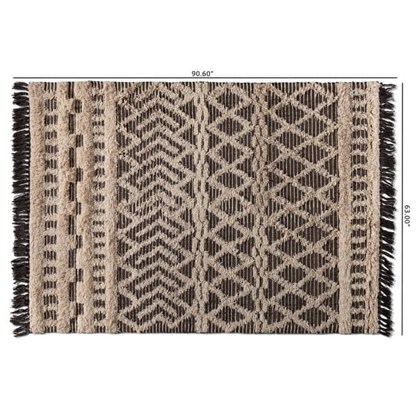 Baxton Studio Heino Modern & Contemporary Wool Area Rug