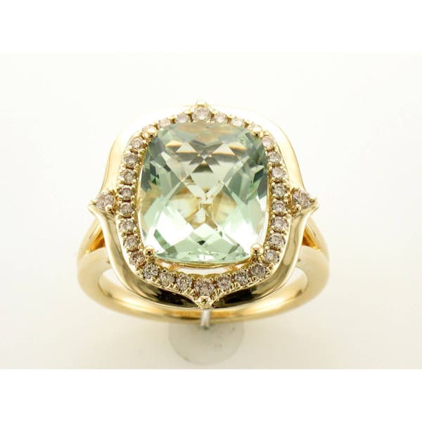 Le Vian(R) Mint Julep Quartz(tm) & Nude Diamonds(tm) Cushion Ring - image 