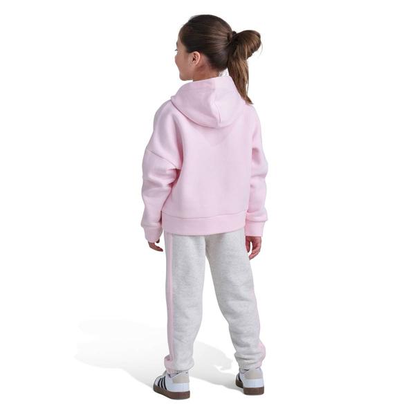 Girls (4-6x) adidas® Flower Logo Hoodie w/ Heather Joggers Set