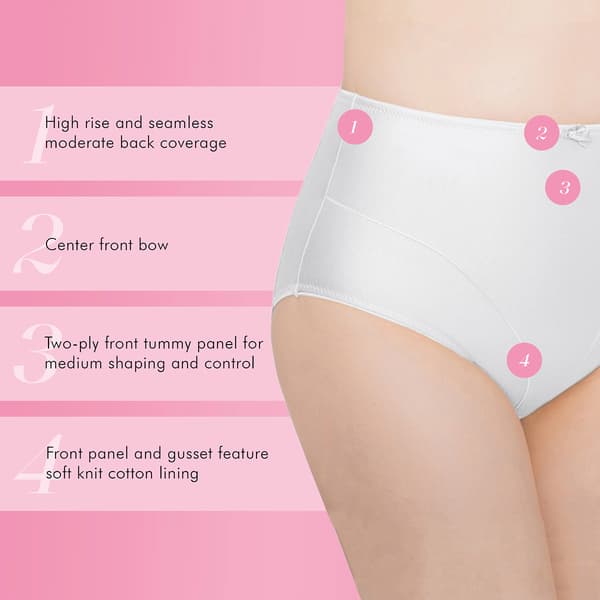 Womens Exquisite Form 2pk Medium Control Shaping Panties 51070402