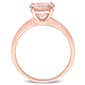 Gemstone Classics™ 10kt. Rose Gold Morganite Solitaire Ring - image 2