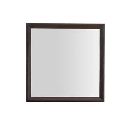 Passion Furniture Classic Square Framed Dresser Mirror - 36x36