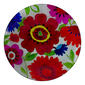 Northlight Seasonal 18in. Summer Flowers Painted Glass Bird Bath - image 4