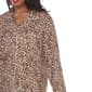 Plus Size White Mark Long Sleeve Nightshirt - image 8