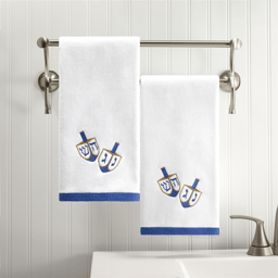 Avanti Dreidel 2pk. Hand Towel Set