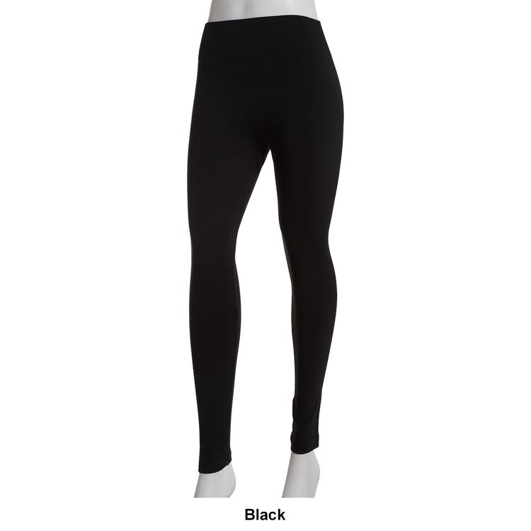 Plus Size Runway Ready Basic Fleece Lined Solid Leggings