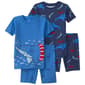 Toddler Boy Carter''s Shark Short-Sleeve Snug Fit 4pc. Pajama Set - image 1