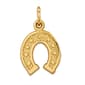 Gold Classics&#40;tm&#41; Yellow 14k. Gold Horseshoe Charm - image 1