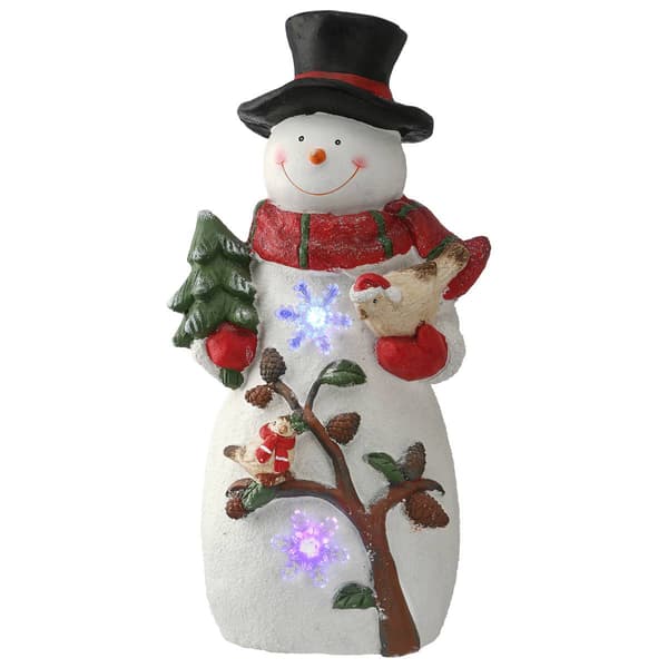 National Tree 22in. Lighted Snowman Decor - image 